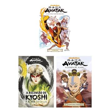 Coleção Avatar, a Lenda de Aang - 3 livros - Revista HQ - Magazine Luiza