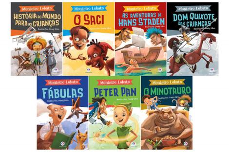 Coleção Histórias por Monteiro Lobato - 7 volumes - Kit de Livros ...