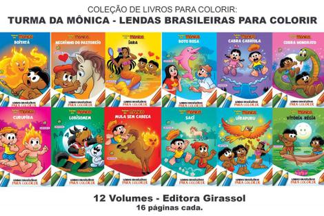 Turma da Mônica - Lendas Brasileiras para Colorir - Iara - Livraria da Vila