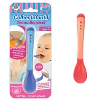 Colher Infantil Termo Sensível Art Baby - ISSAM - Kit Refeição Infantil ...