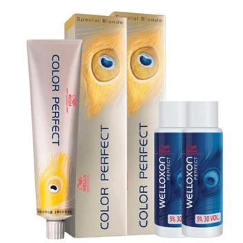 Color Perfect Coloração 2x 12/89 Louro Pérola + 2 Ox 30 Vol - Wella ...