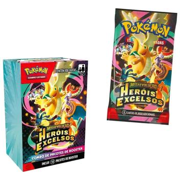 Combo De Pacotes Booster Heróis Excelsos 36655 - Copag - Deck de