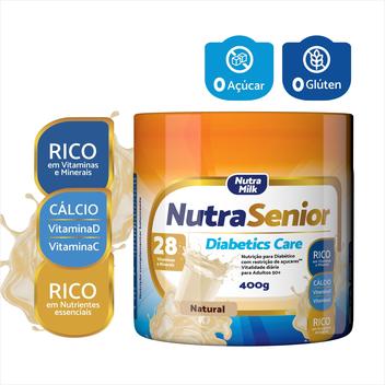 Complemento alimentar sem açúcar para idosos Nutra Senior Diabetics ...