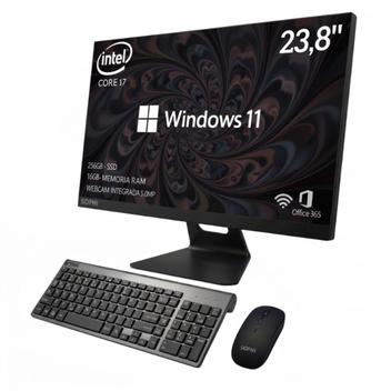 Computador All In One 16gb Ram Intel Core I7 Ssd 256GB Tela 23.8
