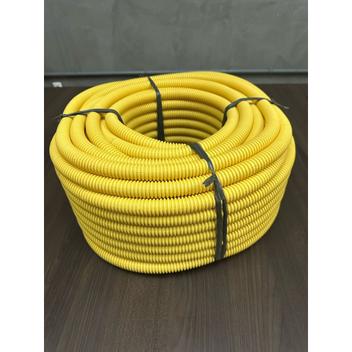 Conduite Eletroduto Corrugado Amarelo 3/4 50 Metros PEAD Alta Qualidade ...