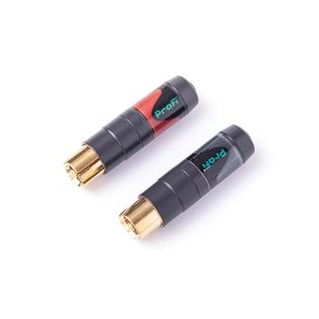 Monacor Neutrik NF-2DB0 Presa RCA Da Incasso Nera – Contatti Dorati