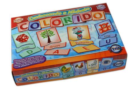 Jogo Educativo Conhecendo o Alfabeto Toia - Colorido