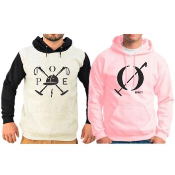 Conjunto 2 Moletom Masculino Feminino Estampas Boné e Logo Polo em tecido em algodão - Efect - No Magalu - Magazine Luiza