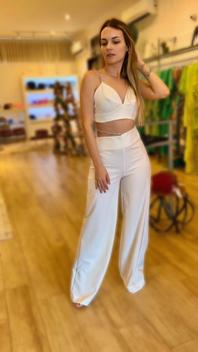 Calça hotsell flare dimy
