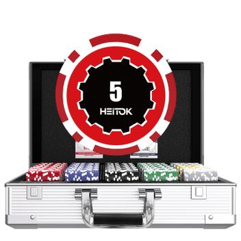 Kit De Poker 100 Jetons Professionnels – Étui Et Jetons Poids 11,5g