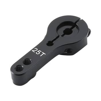 2 Corni Servo In Alluminio 25T Per RC – Argento, Compatibili Futaba Savox - Foto 2
