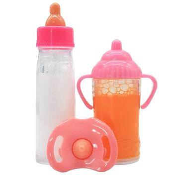 Conjunto De Mamadeira Para Boneca Com Chupeta, 2 Peças, Garrafas De ...