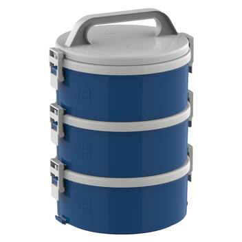 Tekcor Conjunto de Marmitas com 3 divisórias 1,5L Tekcor - Soprano - Marmitas ...