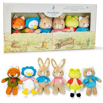 Conjunto de Pelúcia Peter Rabbit - 6 Peças - KIDS PREFERRED - Pelúcia ...