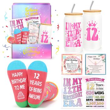 Conjunto de presente Launrada para menina de 12 anos com xícara, meias ...