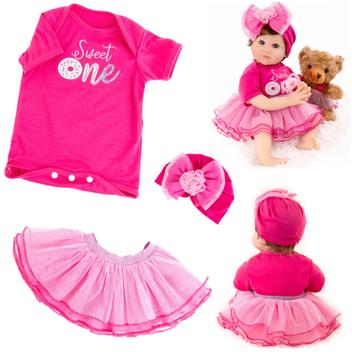 Conjunto de Roupas para Boneca Reborn Aori (50-60cm) com Acessórios ...