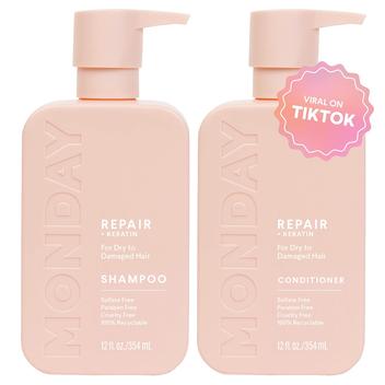 Conjunto de shampoo e condicionador MONDAY HAIRCARE Repair 350ml - Kit ...