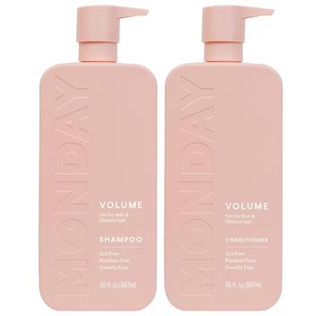 Conjunto de shampoo e condicionador MONDAY HAIRCARE Volume 900mL x2 ...