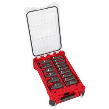 Conjunto de soquetes Milwaukee Impact SAE 1/2 pol 49-66-6802 - Soquete ...
