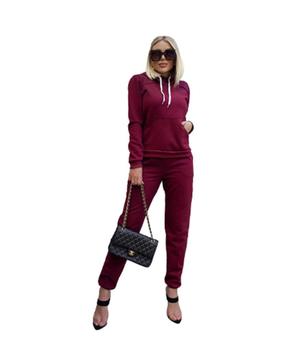 Conjunto moleton feminino canguru com capuz - Gisele Freitas - Conjunto ...