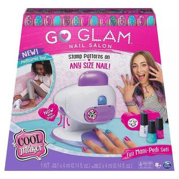 Novo Conjunto Go Glam Pintura de Unhas Com Secador e Esmaltes 2133