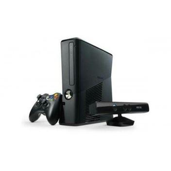 Console 360 Slim 4gb 2 Controles + Kinect e 3 Jogos Standard Cor Matte  Black - Xbox 360 - Magazine Luiza