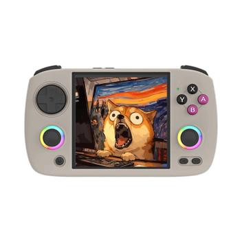 Yominerr RG CubeXX Console Rétro Portable – Écran IPS 3,95″ 720x720, Linux 64-bit, 32 Go, RGB Joystick, 3800 MAh