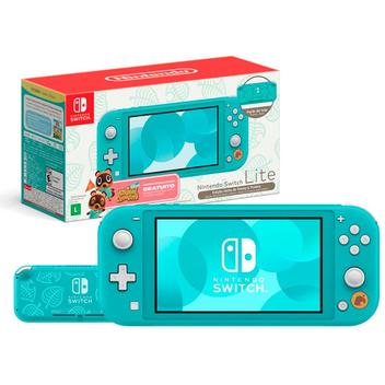 Console Nintendo Switch Lite 32GB Edição Limitrada Animal Crossing