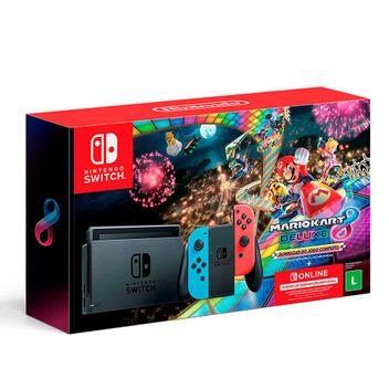 Nintendo Switch max Nintendo Switch NINTENDO SWITCH Console Nintendo Switch - Cinza - Nova Edição - Show Game
