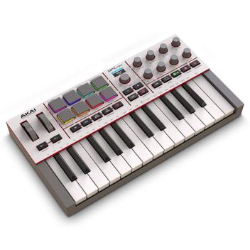 Controlador de Teclado MIDI Akai MPK Mini IV USB-C de 25 Teclas