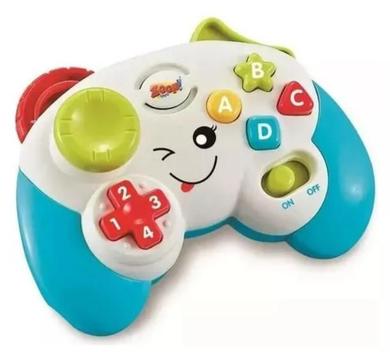 Controle Bebê Gamer Divertido Brinquedo Com Luzes Sons Zoop - Zoop Toys ...