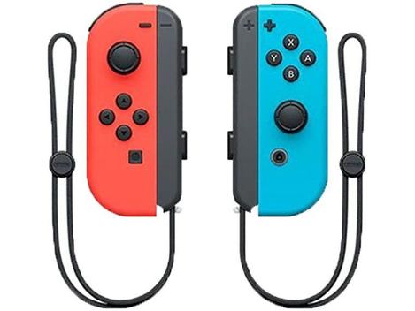 Controle para Nintendo Switch sem Fio Joy-Con - Vermelho e Azul