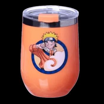 Copo Com Tampa do Naruto Clássico Time 7 - 200ml - Zonacriativa