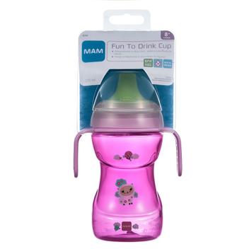 270 ml MAM Fun To Drink color rosa 0,10 kg Taza para beber