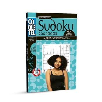 Sudoku Livro N40 Fácil Médio Difícil Coquetel - Livros de Palavras Cruzadas  - Magazine Luiza