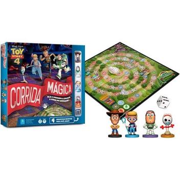 Jogo de tabuleiro corrida magica disney toy story 4 copag