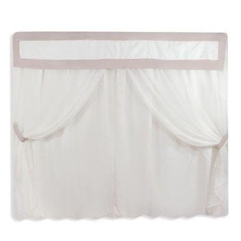 Cortina Bandô Com Voil 1,75 M - Nude - Laura Baby - Cortinas - Magazine
