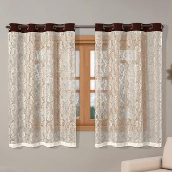 Oferta ecvaz - Cortina Renda 2,20m x 1,40m Apartamento Oxford Sala Quarto Janela Cozinha Decorativa - Magazine Luiza