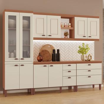 Cozinha Completa Modulada J Ssica Tuboarte Mdf Premium Com