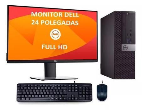 Cpu Dell Intel Core I7 6700 16gb 240ssd Monitor 24pol - Mini PC ...