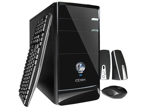 CPU Qbex UDP Atlas Gold c/ AMD C60 - 4GB 750GB Grava DVD - CPU