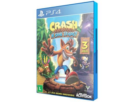Jogo Crash Bandicoot N. Sane Trilogy - PS4 em Promoção na Americanas