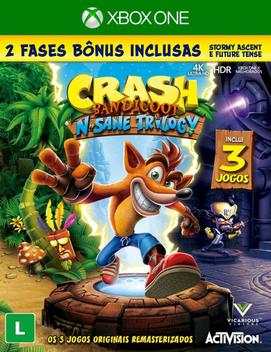 Jogo Crash Bandicoot N'Sane Trilogy - PS4 - Activision - Jogos de  Plataforma - Magazine Luiza