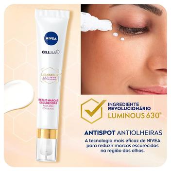 Creme Cellular Luminous 630 Antispot Antiolheiras 15ml Nivea Creme Cellular Luminous 630 Antispot Antiolheiras 15ml Nivea