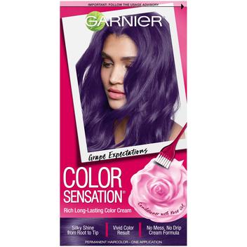 Creme Colorante Garnier Color Sensation 5.21 - Roxo Uva - Tonalizante ...