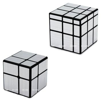 Cubo Mágico Mirror Blocks 2x2 Prata - Bumerang Brinquedos