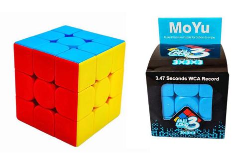 MoYu 3x3x3 meilong magic cube stickerless cubo magico profissional