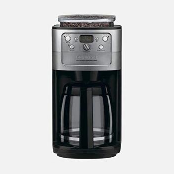 Cuisinart Cafeteira Automática com Moedor Integrado 12 Xícaras (Preta ...