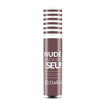 Dailus Batom Líquido Nude Cada Um Tem O Seu 16 Cinza Vinil - Batom