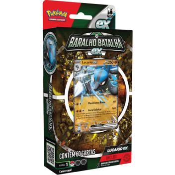 Lucario V Foil Pokémon Carta Em Português 27/73 - Deck de Cartas - Magazine  Luiza